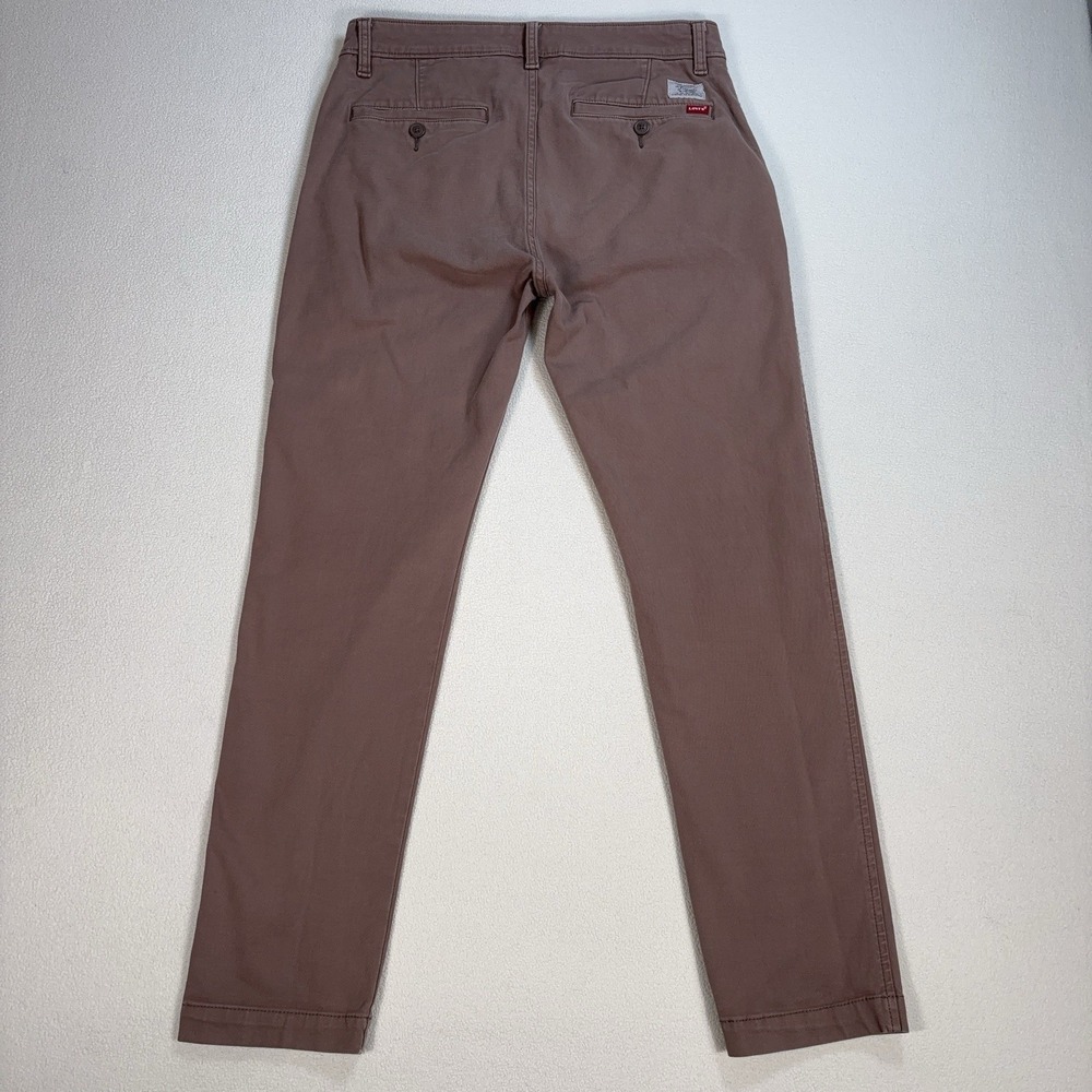 Levi's‎ XX Chino Pants Men's 31x28* Dusty Pink Brown Slim Taper Stretch - Picture 2 of 16